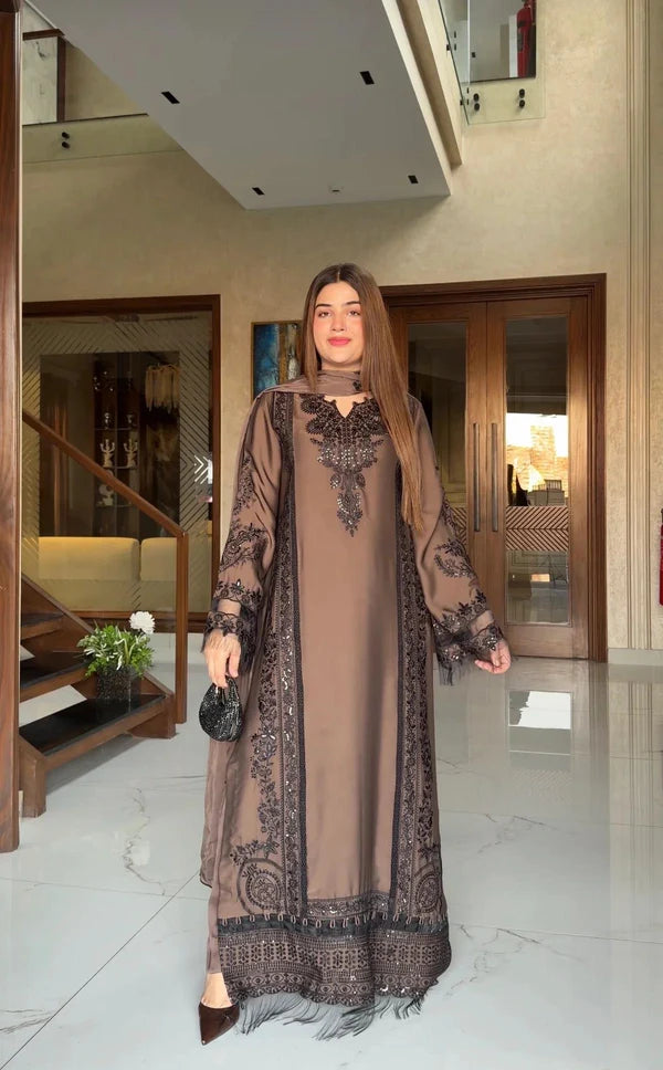 Blush (Silk Kaftan)