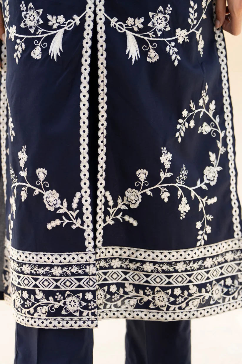 MYSTIC BLUE EMBROIDERY 3PC