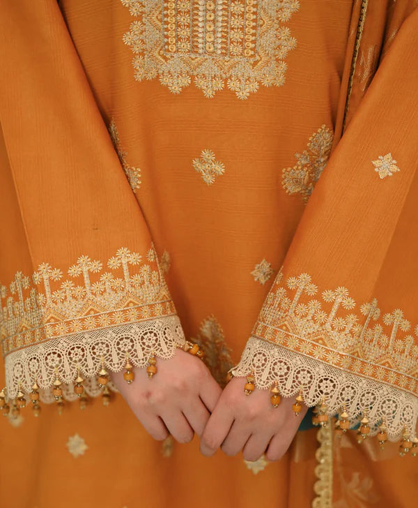 Golden 3Pcs Embroidery