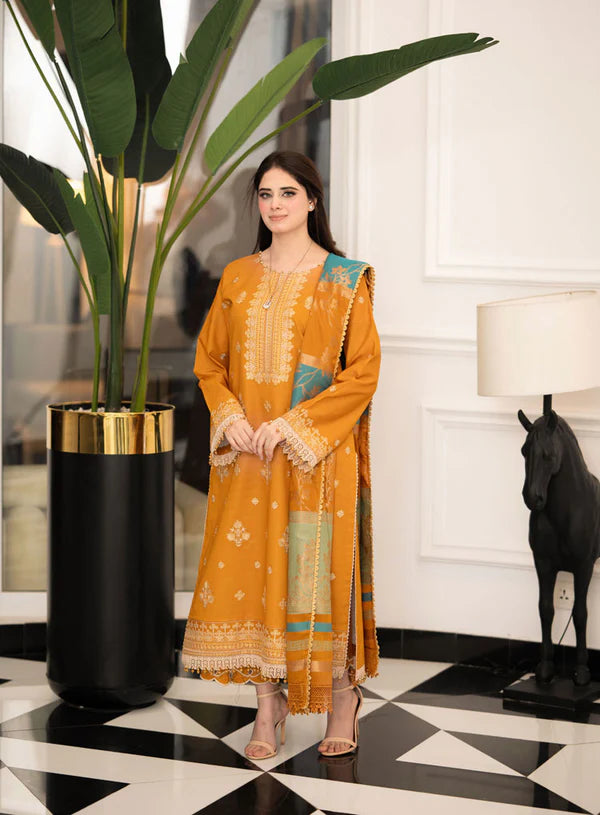 GOLDEN EMBROIDERY 3PC