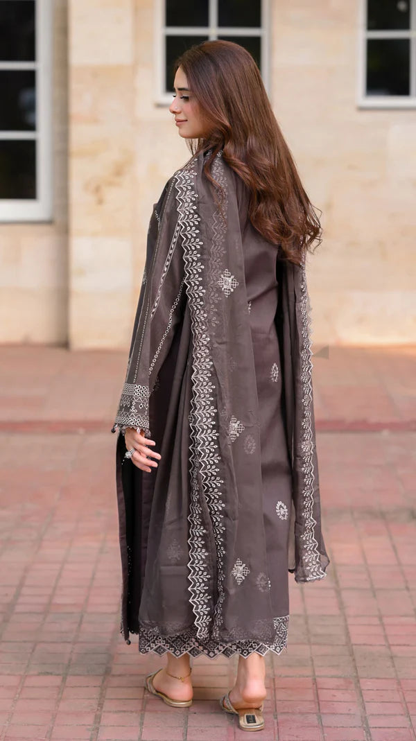 IRON GREY EMBROIDERY 3PC