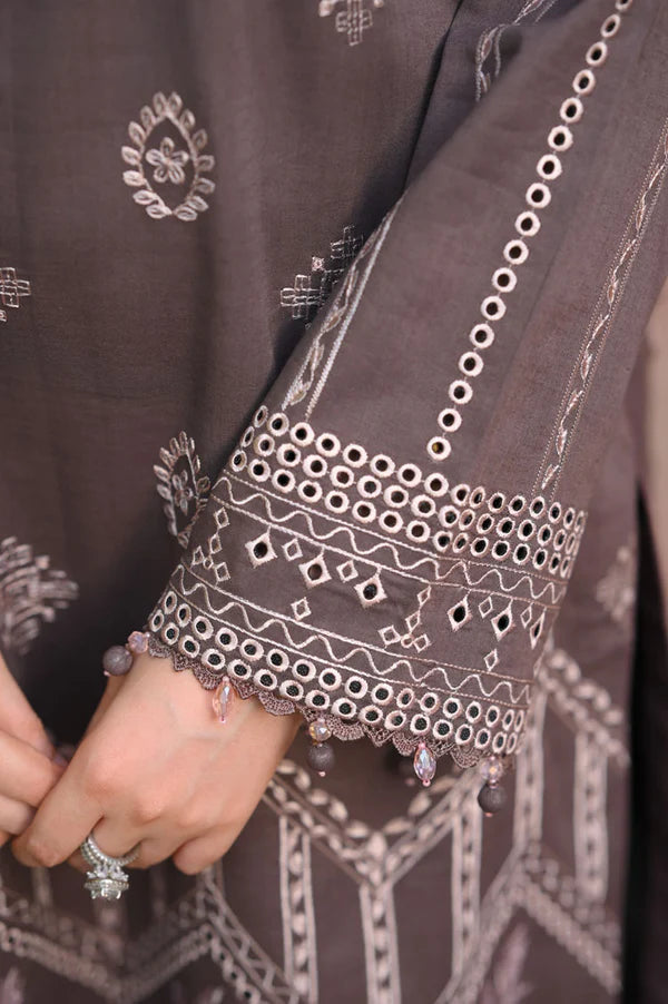 IRON GREY EMBROIDERY 3PC