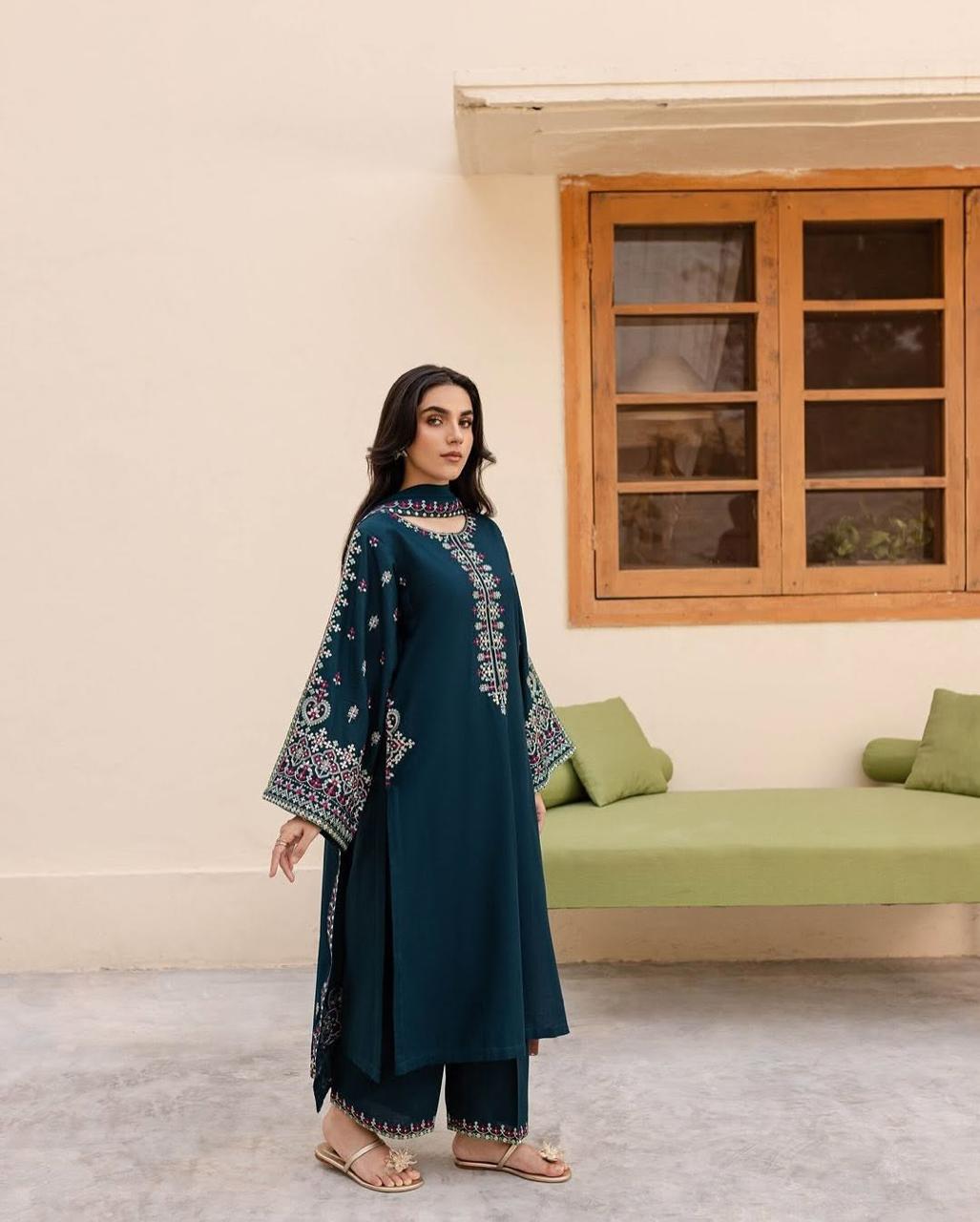 MASHAL 3PCS EMBROIDERY