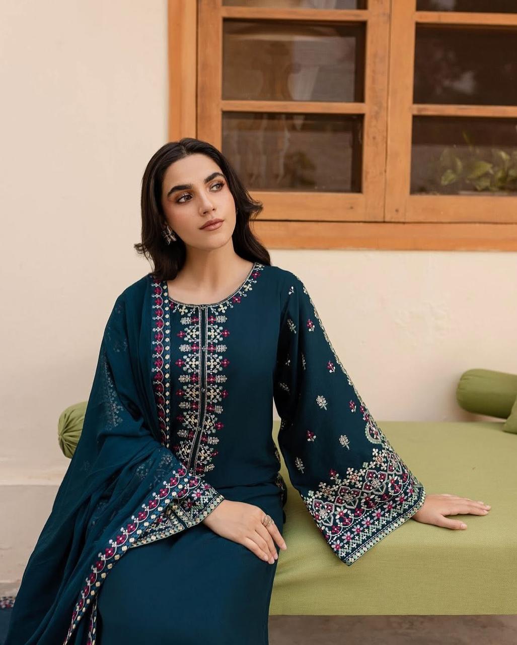 MASHAL 3PCS EMBROIDERY