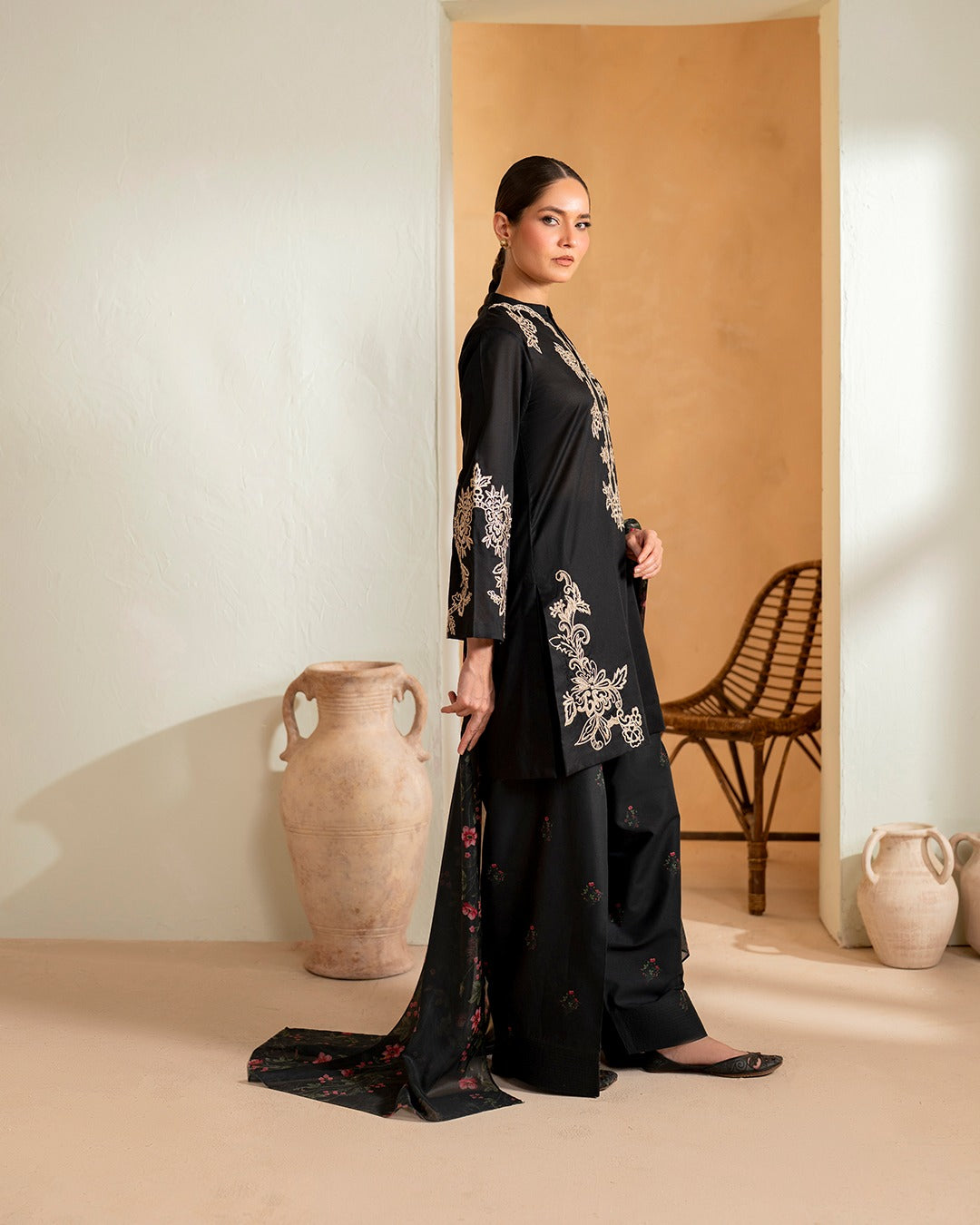 BLACK 3PCS FARSHI