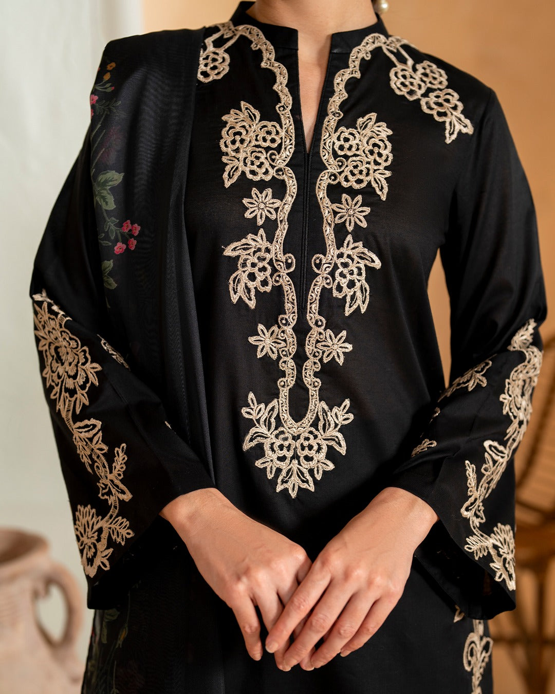 BLACK 3PCS FARSHI
