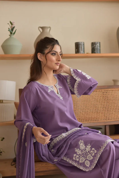 Eshal 3Pcs (Frashi Shalwar)