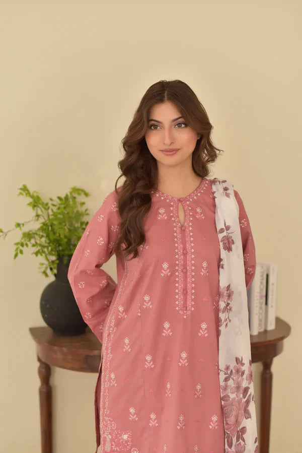 Flowers 3Pcs (Frashi Shalwar)