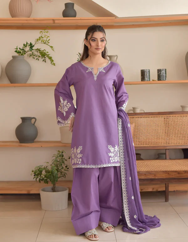 Eshal 3Pcs (Frashi Shalwar)