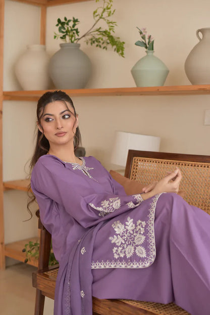 Eshal 3Pcs (Frashi Shalwar)