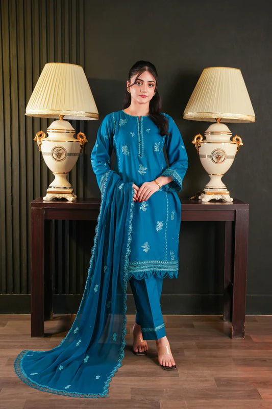 HASEEN EMBROIDERY 3PC