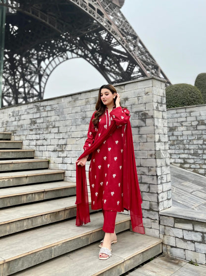 Hizel 3pcs Embroidery