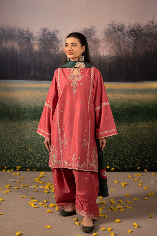 JANNAT EMBROIDERY 2PC (FARSHI)