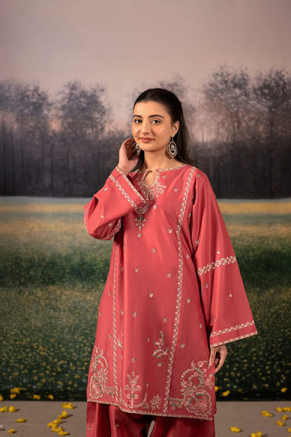 JANNAT EMBROIDERY 2PC (FARSHI)