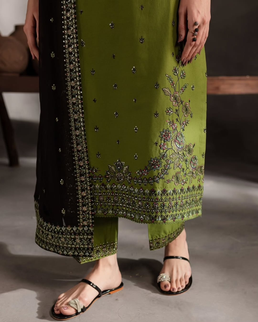 MAYAL EMBROIDERY 3PC