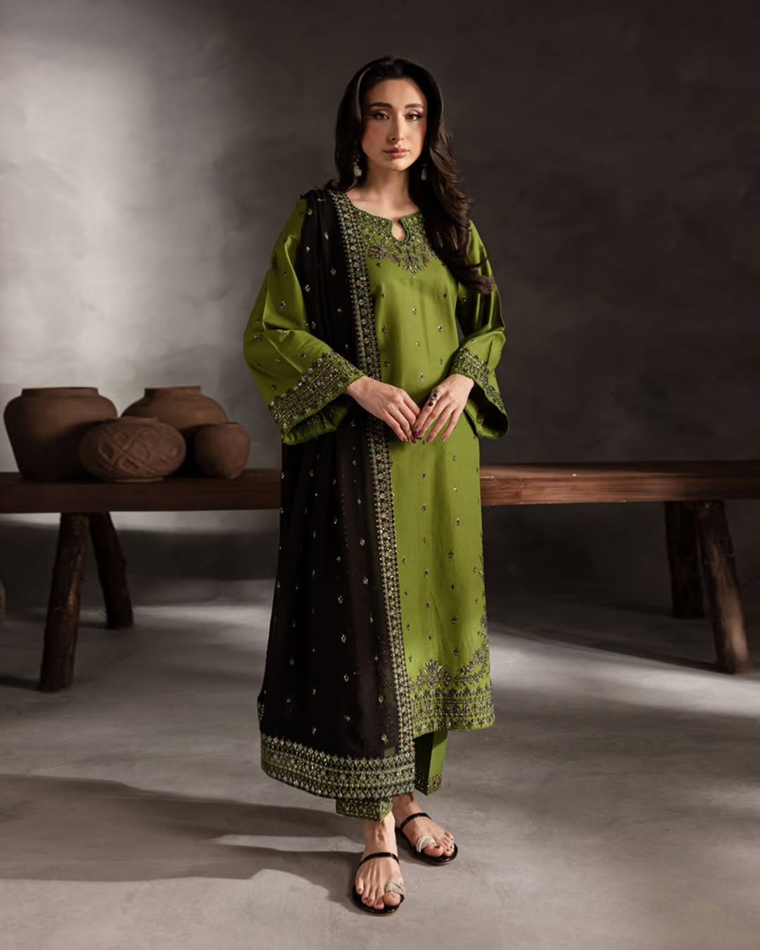MAYAL EMBROIDERY 3PC