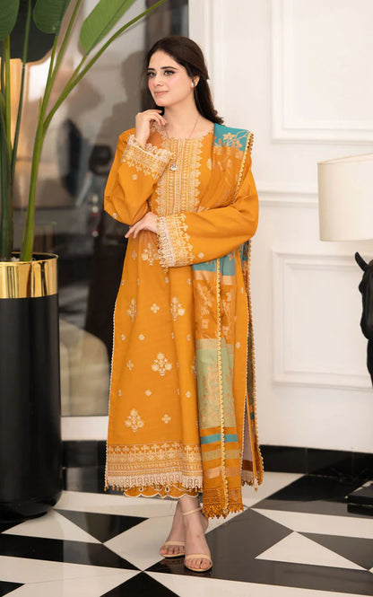 Golden 3Pcs Embroidery