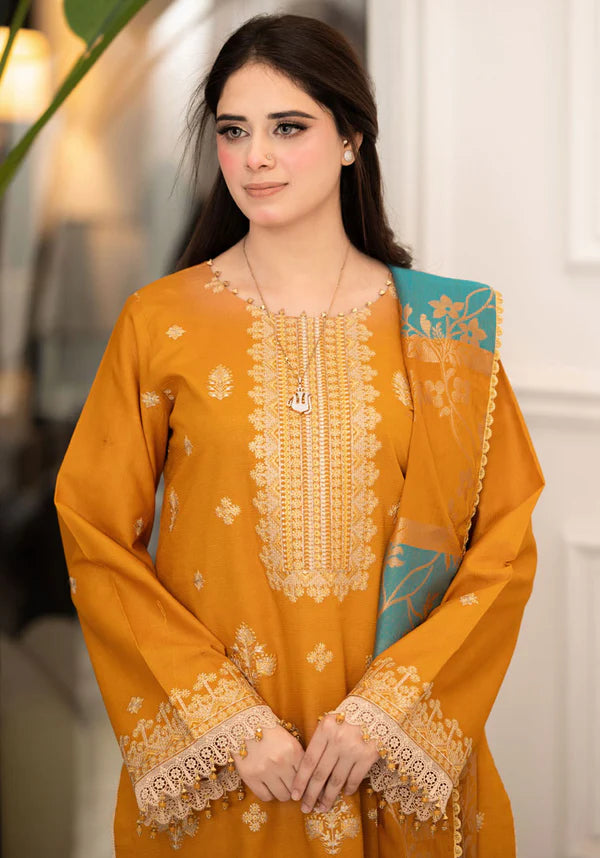 Golden 3Pcs Embroidery