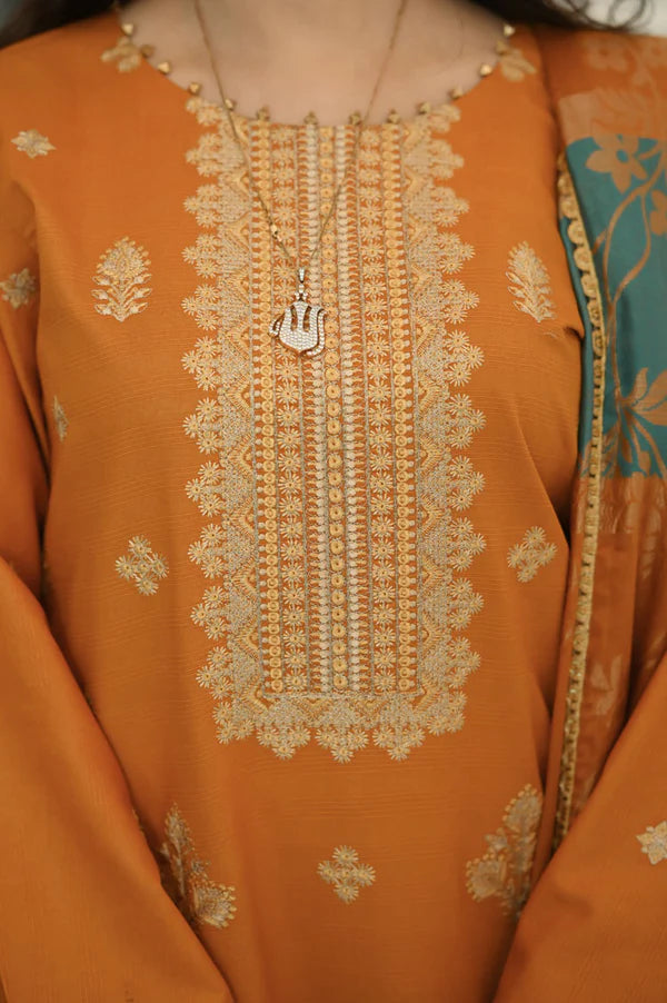 Golden 3Pcs Embroidery