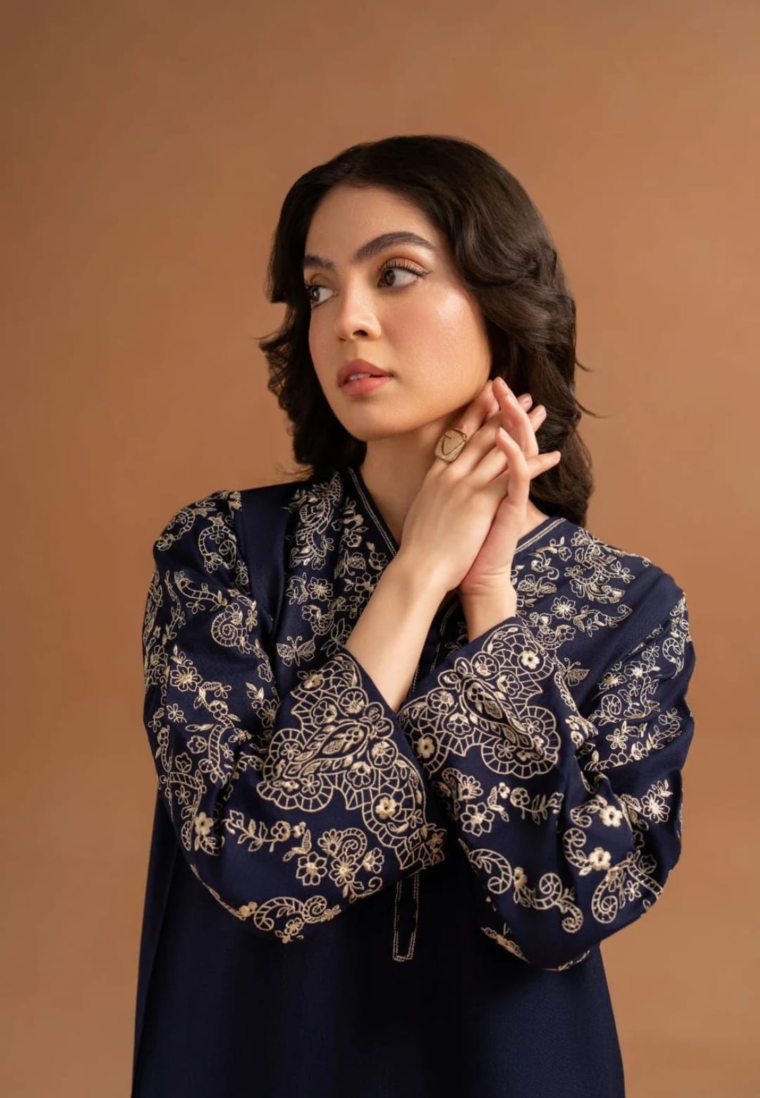 2PCS Stitched Lawn Embroidery