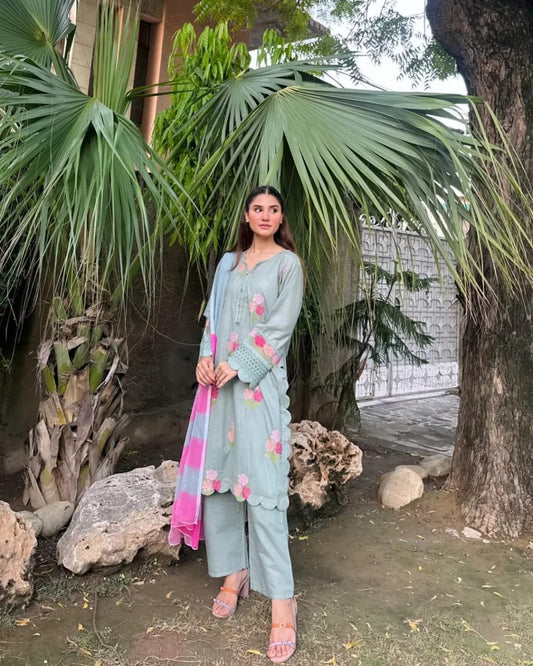 DAZEL EMBROIDERY 3PC