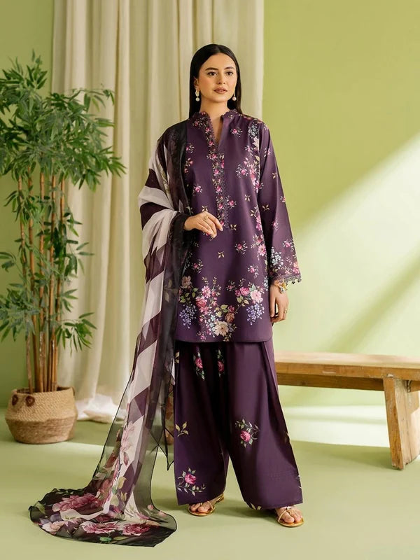 Flora 3pcs (Farshi Shalwar)