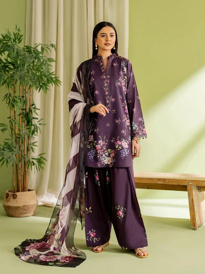 Flora 3pcs (Farshi Shalwar)