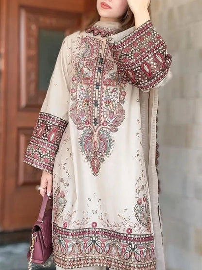 Afreen 3Pcs Embroidery
