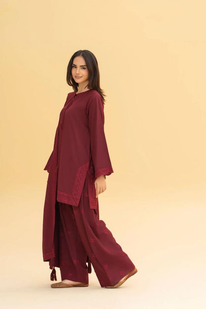 Mahzeb 3Pcs Embroidery(Farshi Shalwar)