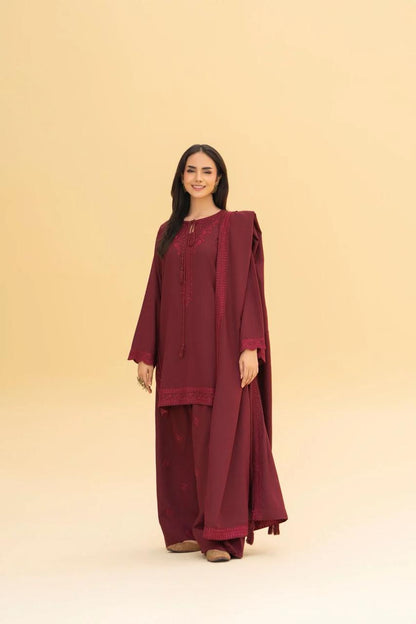 Mahzeb 3Pcs Embroidery(Farshi Shalwar)