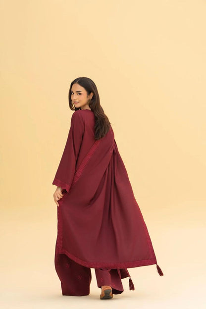 Mahzeb 3Pcs Embroidery(Farshi Shalwar)