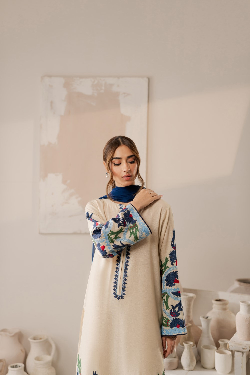 Anushay 3Pcs Embroidery