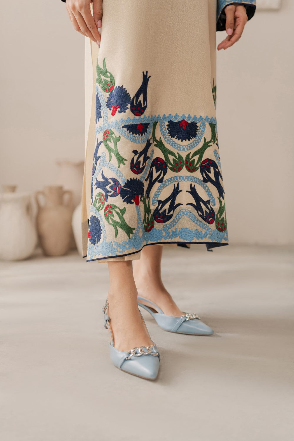 Anushay 3Pcs Embroidery