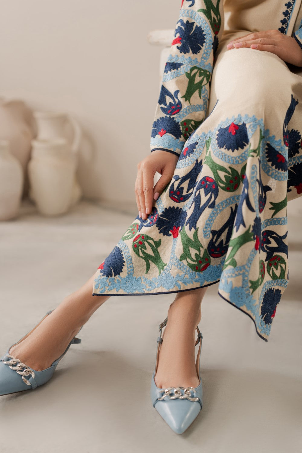 Anushay 3Pcs Embroidery