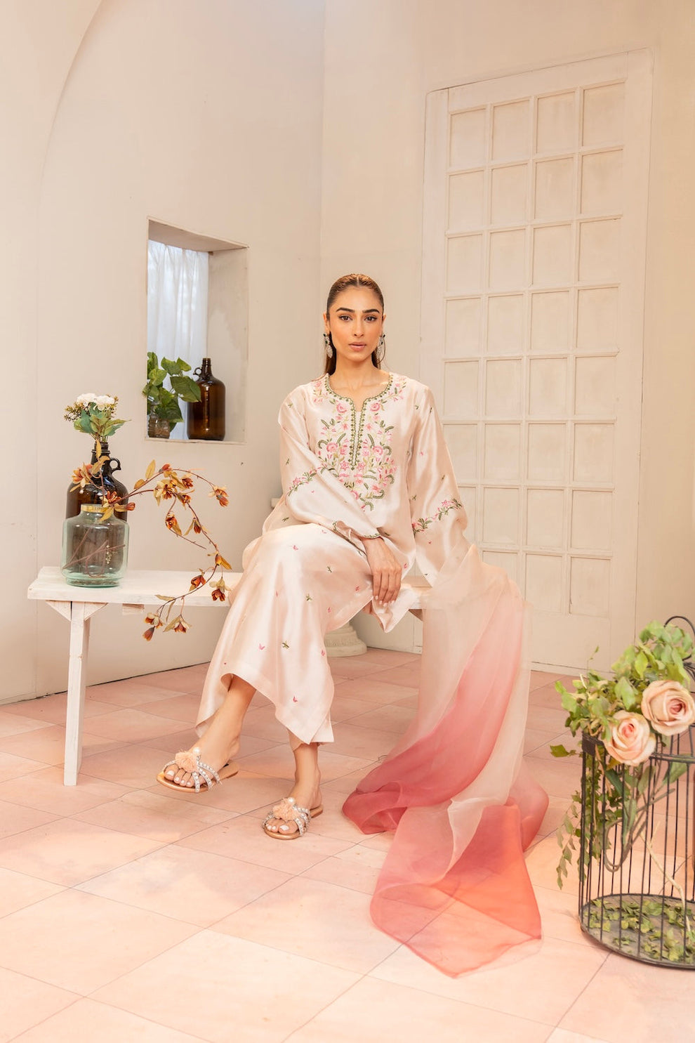 Aria Silk 3pcs Embroidery