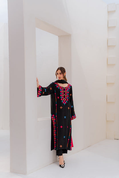 Ajwa 3pcs Embroidery