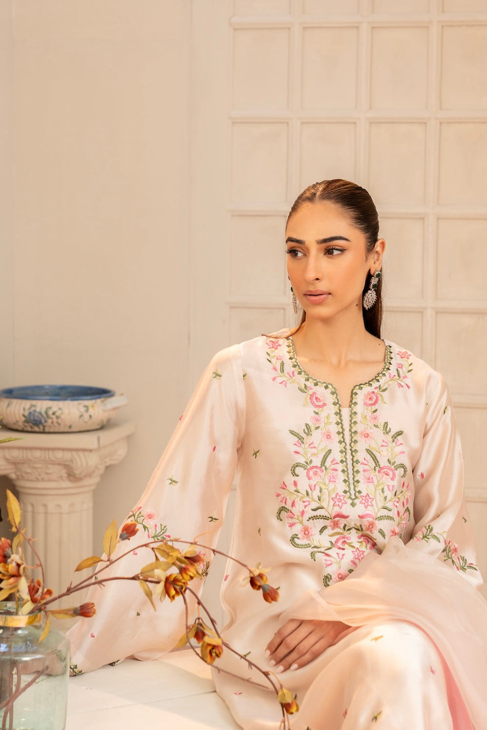 Aria Silk 3pcs Embroidery